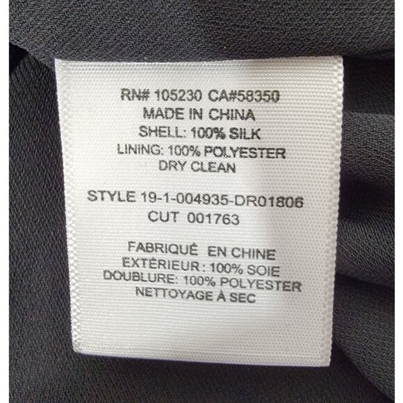 Joie Nour Floral Tiered Ruffle Silk A-Line Dress Black & Multi Womens Size Small - Picture 5 of 5